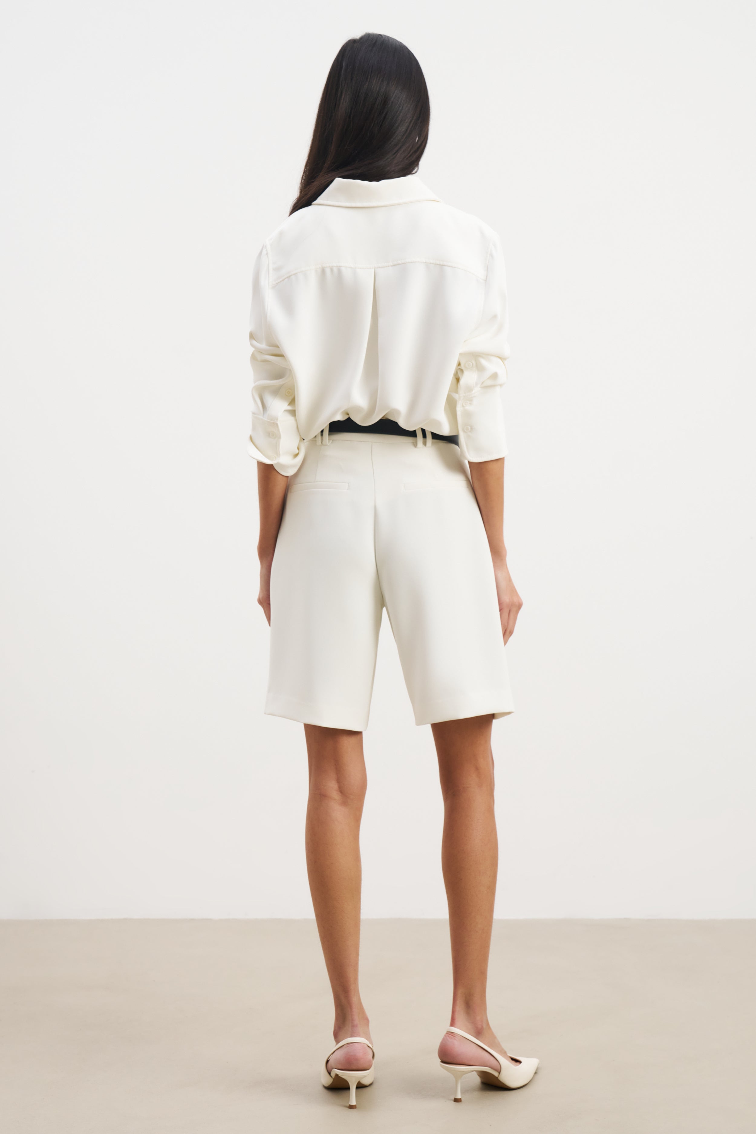 Effortless Oversized Shirt - White