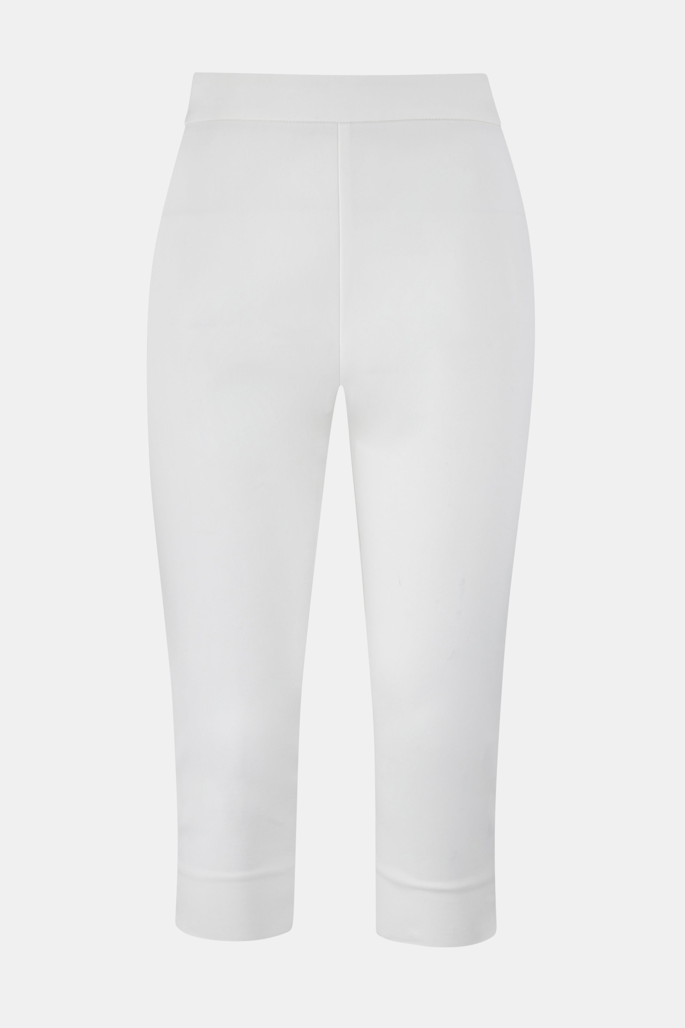 Tailored Capri Leggings - White