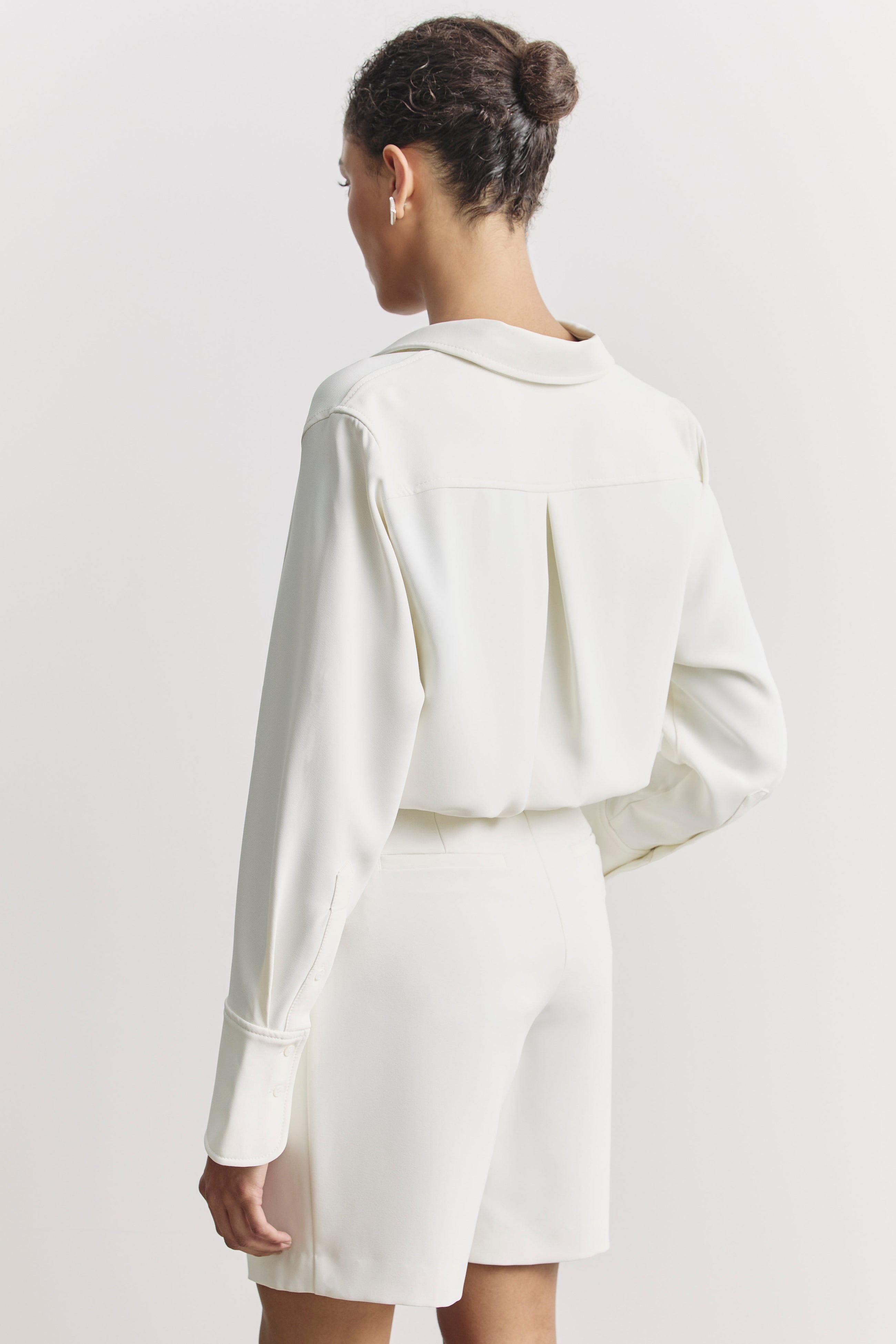 Effortless Oversized Shirt - White