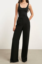 Effortless Wide Leg Trousers - Black