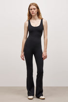 Base Sculpting Flared Unitard - Black