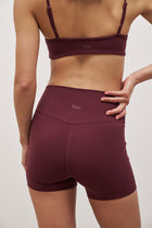 Base Sculpting Shorts - Merlot