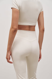 Base Sculpting Flared Leggings - Tofu