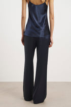 Satin Scoop Neck Camisole - Navy