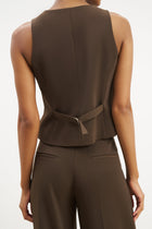 Clean Cut Waistcoat - Carob