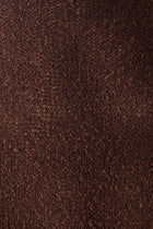 Crochet Knit V Neck Waistcoat - Carob
