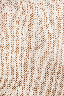 Crochet Knit Mini Shorts - Cream