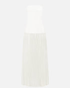 Structured Bodice Gown - White