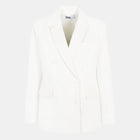 Formal Double Breasted Blazer - Cream