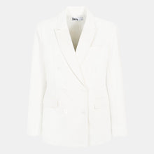 Formal Double Breasted Blazer - Cream