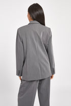 Oversized Dad Blazer - Grey Marl