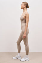 Base Sculpting Tank Unitard - Taupe