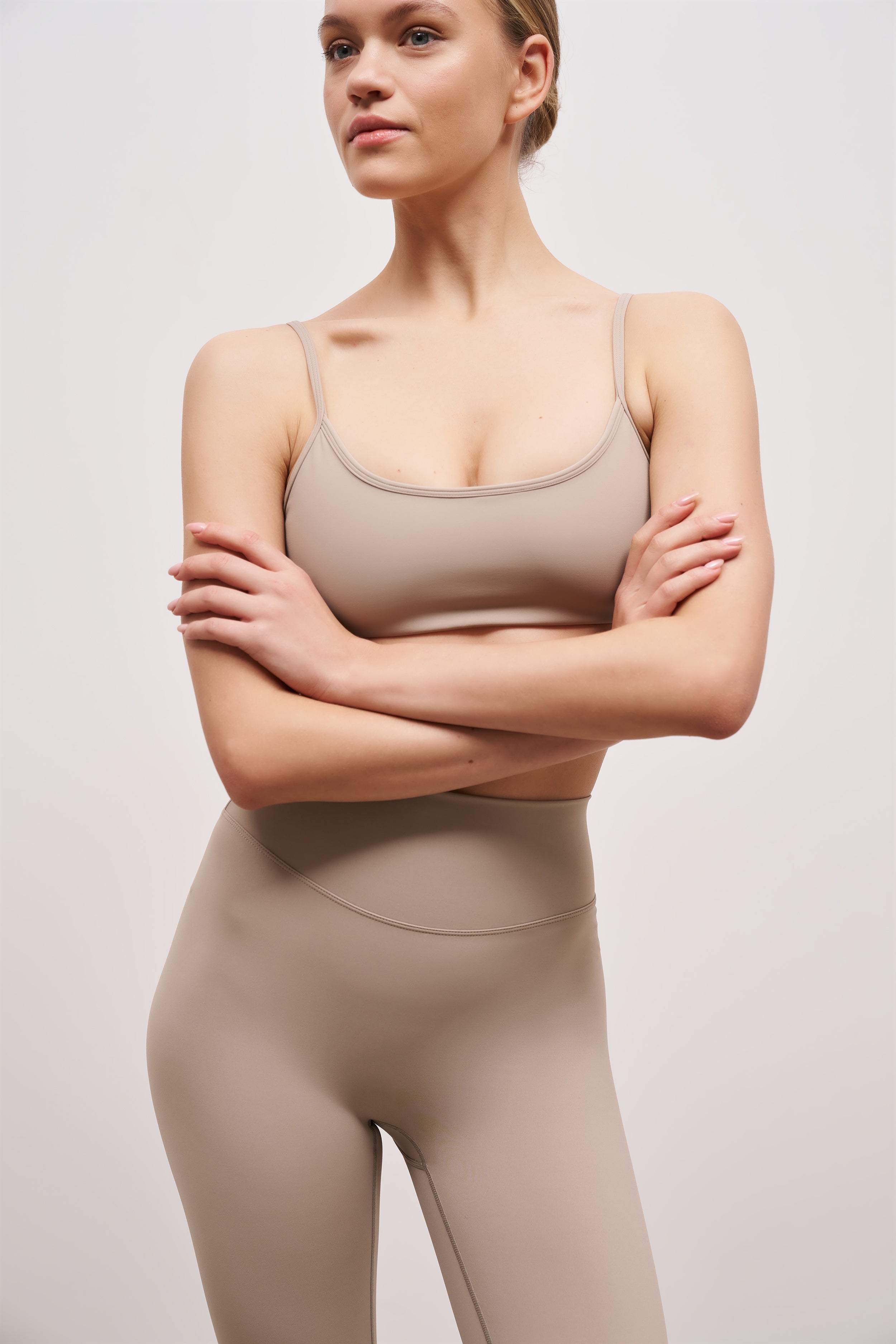 Base Sculpting Cami Bra - Taupe