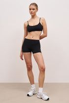 Base Sculpting Mini Shorts - Black