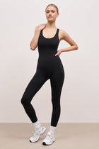 Base Sculpting Tank Unitard - Black