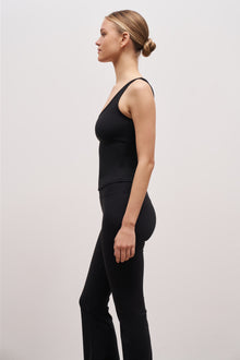 Base Sculpting Tank Top - Black