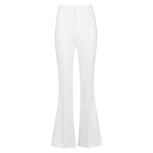 Wide Leg Suit Trousers - White