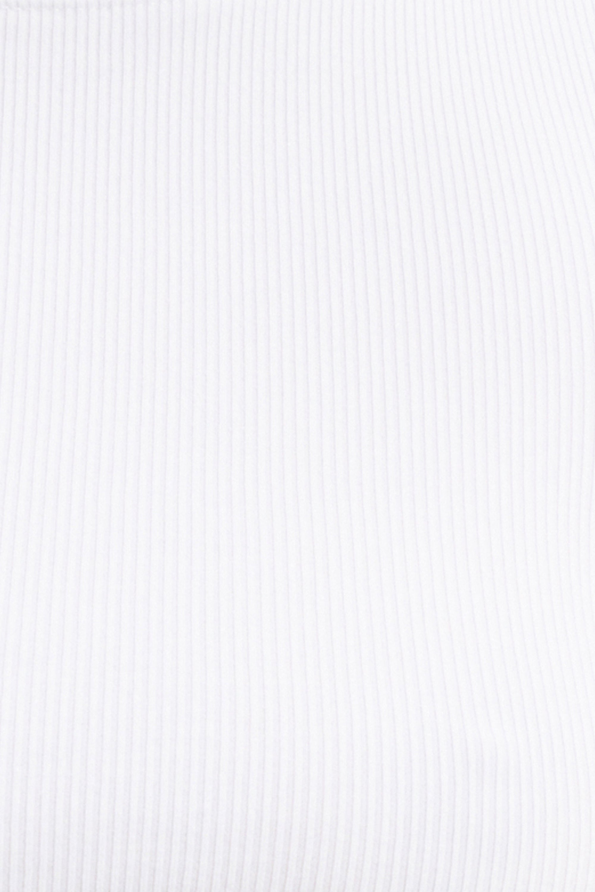 Soft Ribbed Tank Top - White