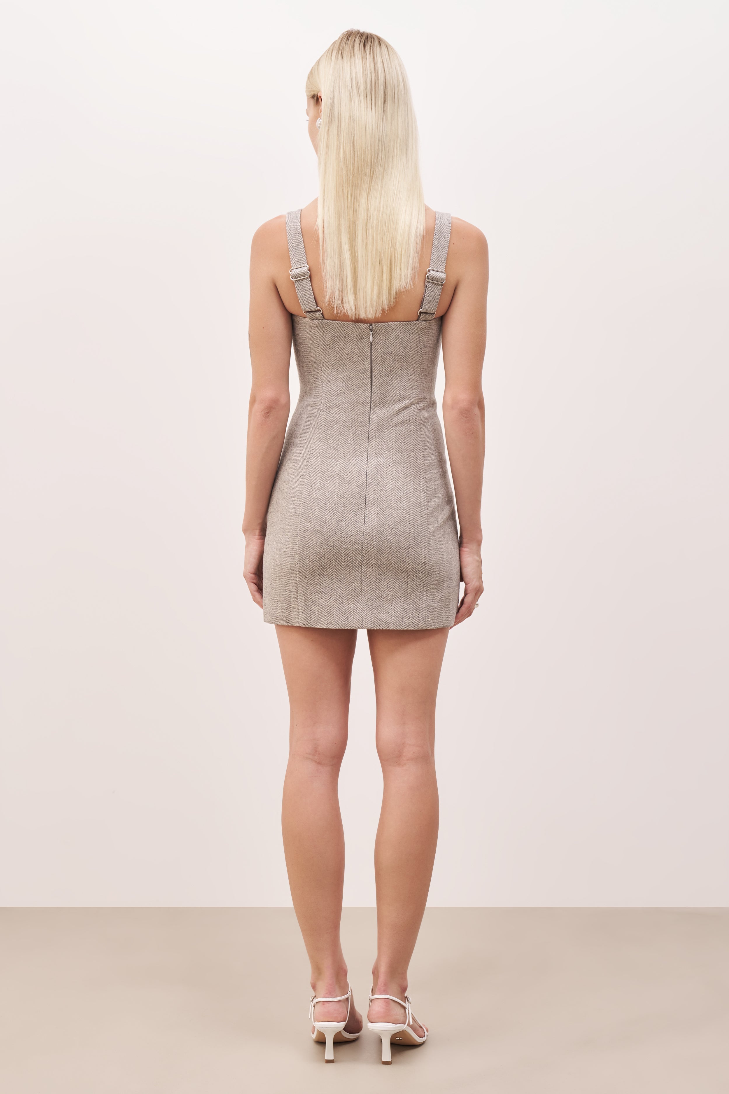 Herringbone Mini Dress - Herringbone