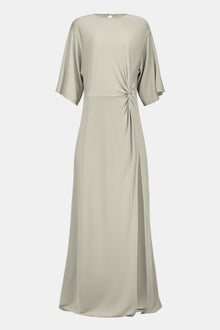 Relaxed Dropped Waist T-Shirt Gown - Antique Sage