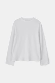 Oversized Longsleeve T Shirt - White