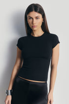 Formal Satin Ultra Wide Leg Trousers - Black