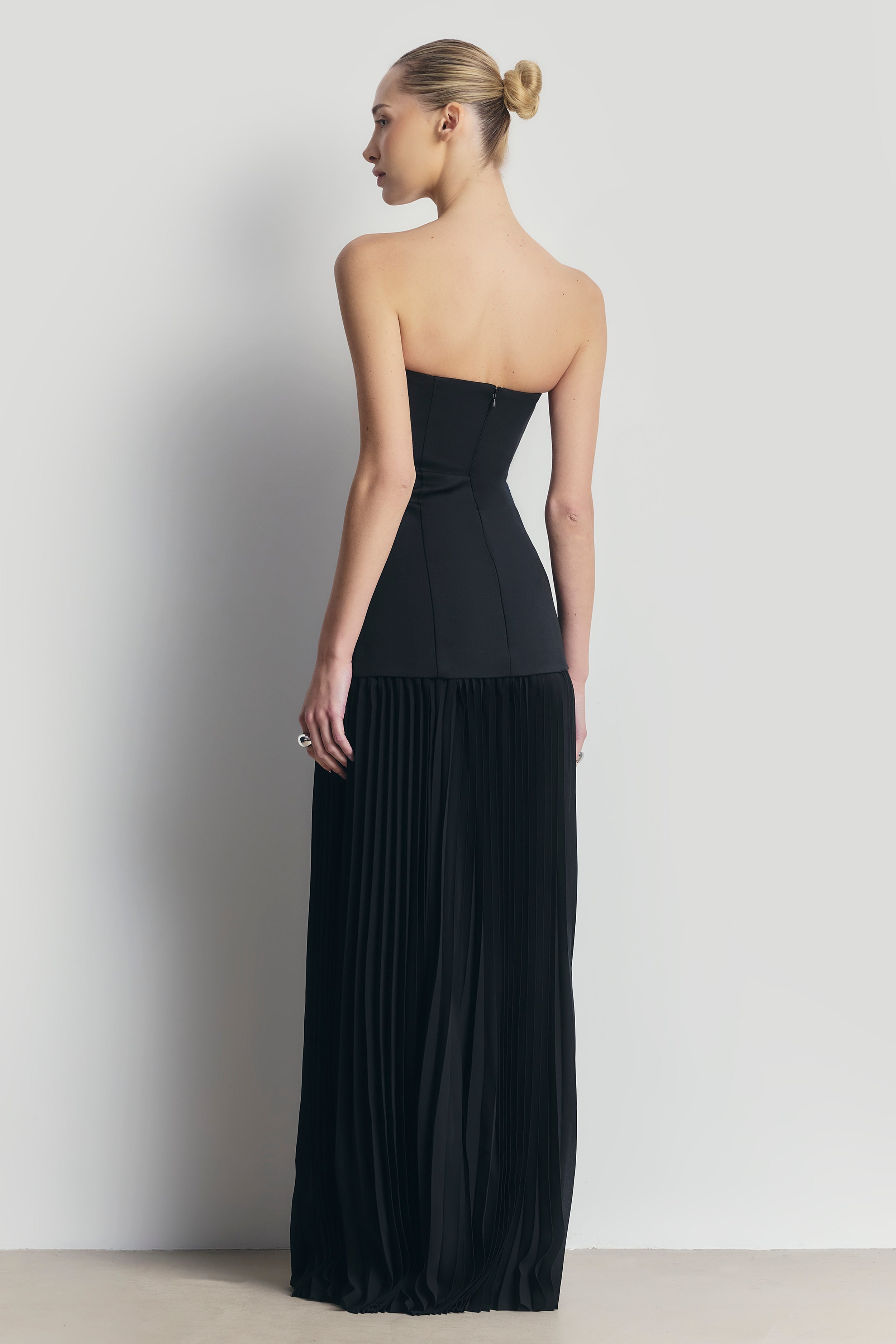 Structured Bodice Gown - Black