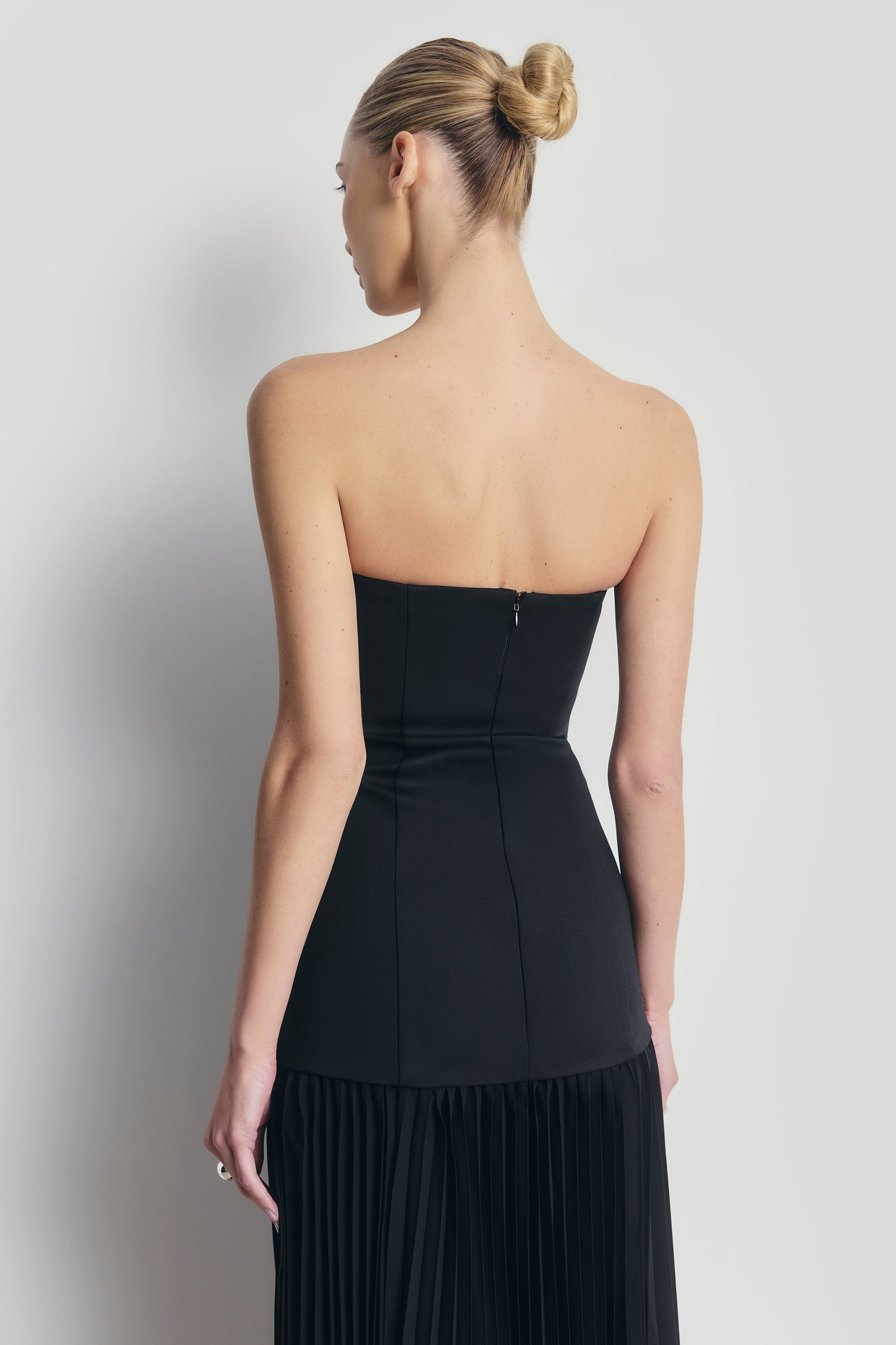 Structured Bodice Gown - Black