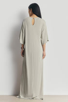 Relaxed Dropped Waist T-Shirt Gown - Antique Sage