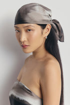 Satin Scarf - Sage Marble