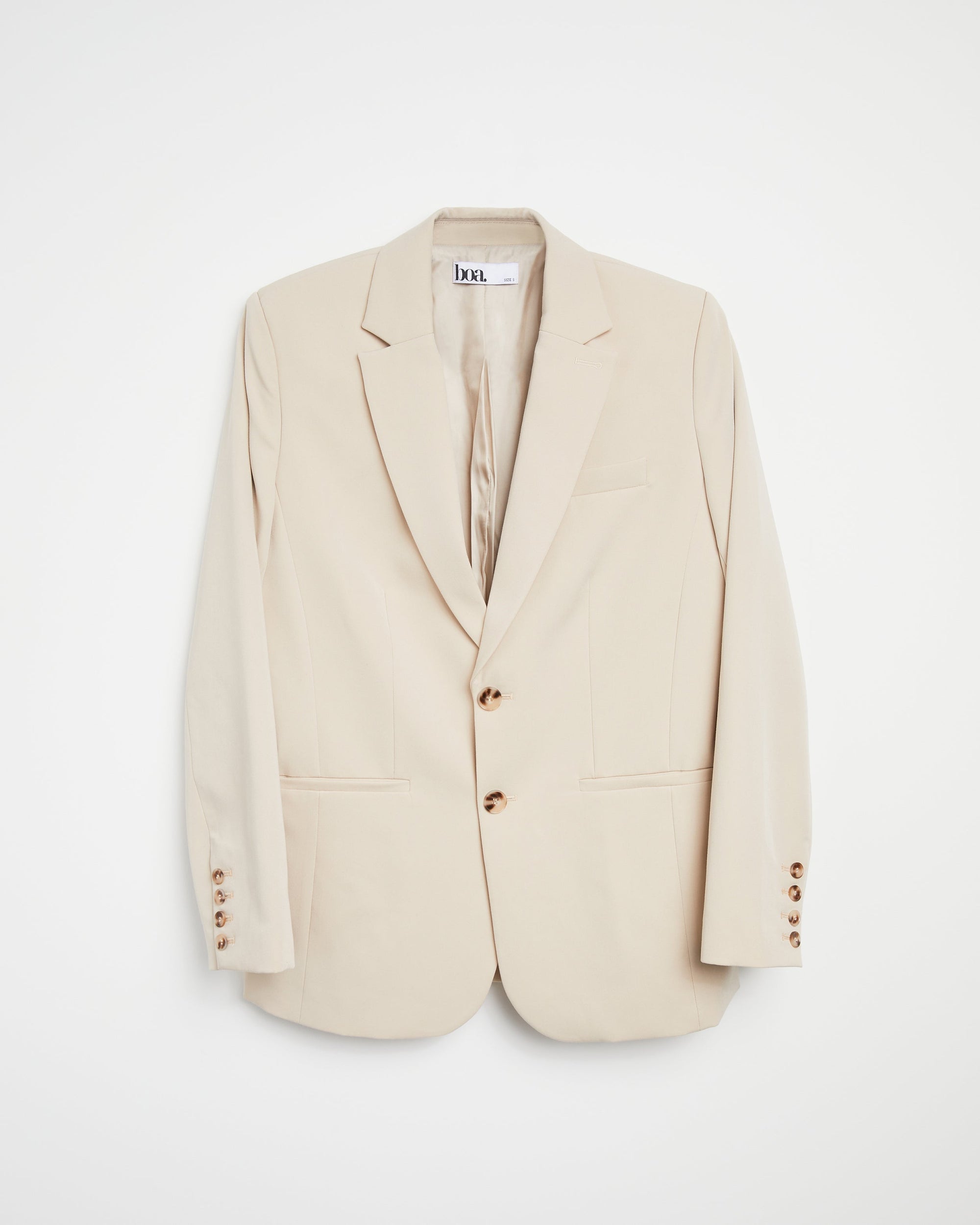 Oversized Dad Blazer - Sand