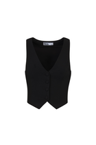 Classic Tailored Waistcoat - Black