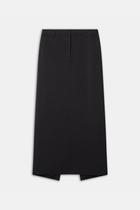 Mid Rise Effortless Maxi Skirt - Black