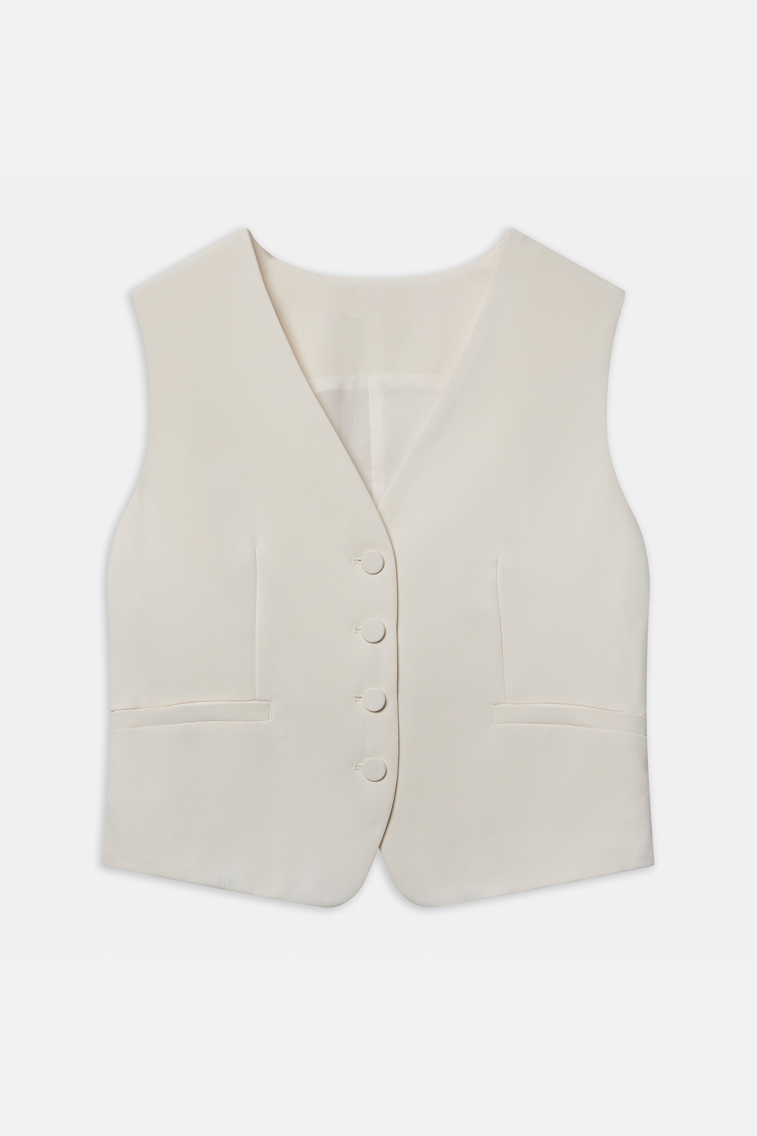 Effortless Waistcoat - Cream