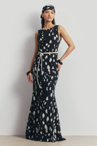 Chiffon Scarf - Abstract Dot