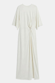 Relaxed Dropped Waist T-Shirt Gown - White