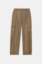 Tailored Cargo Pocket Trousers - Khaki