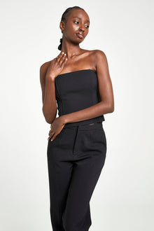 Tailored Strapless Bodice - Black