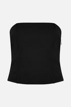 Tailored Strapless Bodice - Black